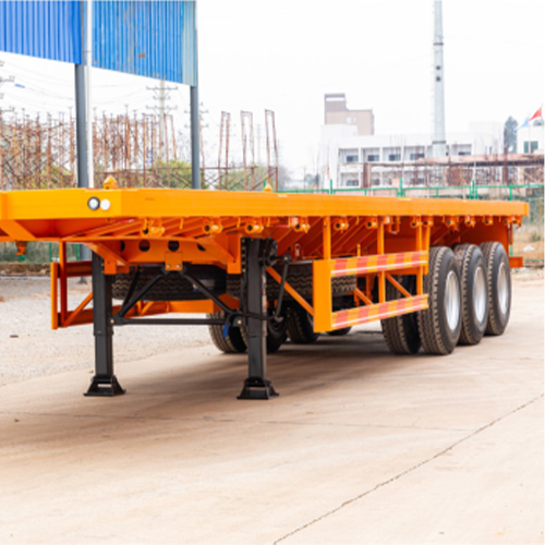 3 Axles Flatbed Semi Trailer for Sale