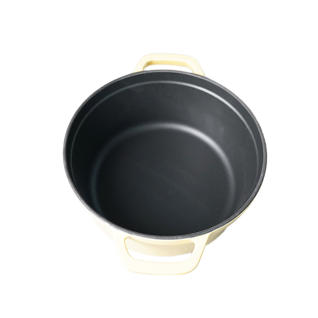 Cast Iron Enamel Soup Pots Ceramic Nonstick Coated